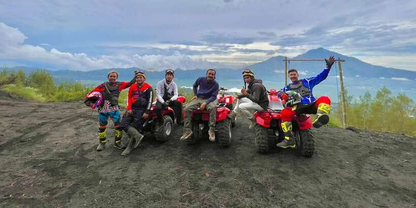 Bali: ATV Batur Sunrise, Lava, Pine Forest and Hot Spring - The hot spring stop beside Lake Batur