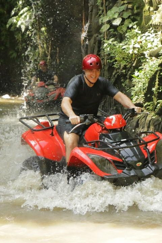 Bali: ATV Quad Bike, River Tubing Adventure All Inclusive - Ubud’s countryside from an ATV seat