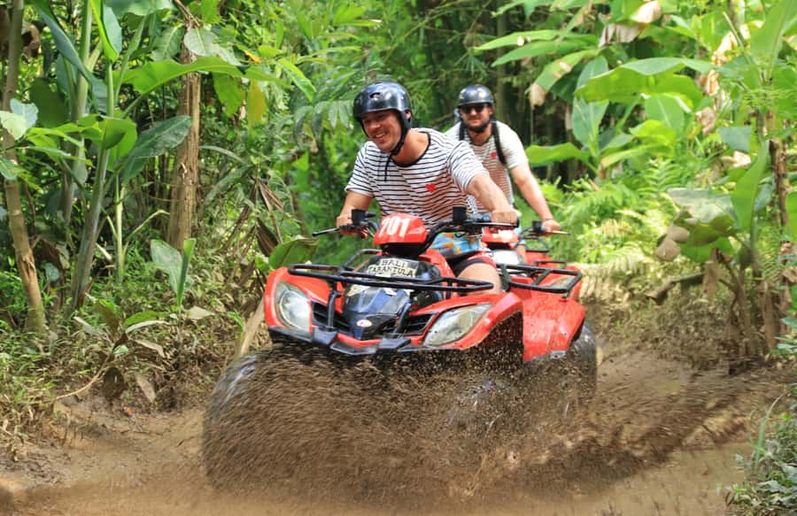 Bali: ATV Quad Bike Through Waterfall and Tunnel - The secret tunnel and river crossings