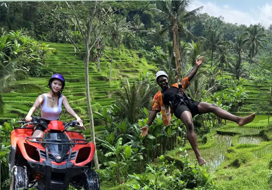 Bali: ATV Rafting Zipline Swing &Sky Bike in Ubud Rice Field - Key points to know before booking