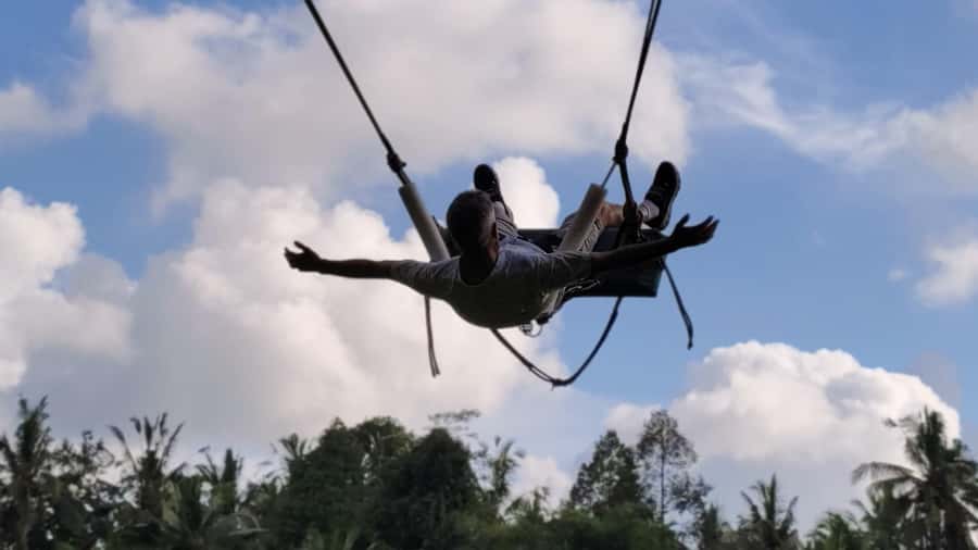 Bali: ATV Rafting Zipline Swing &Sky Bike in Ubud Rice Field - Ziplining over the rice terraces