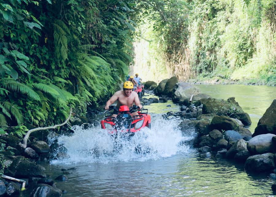 Bali: Beji River Adventure ATV Adventure Exclusive trails - Rough ground on the Jungle Elephant Track