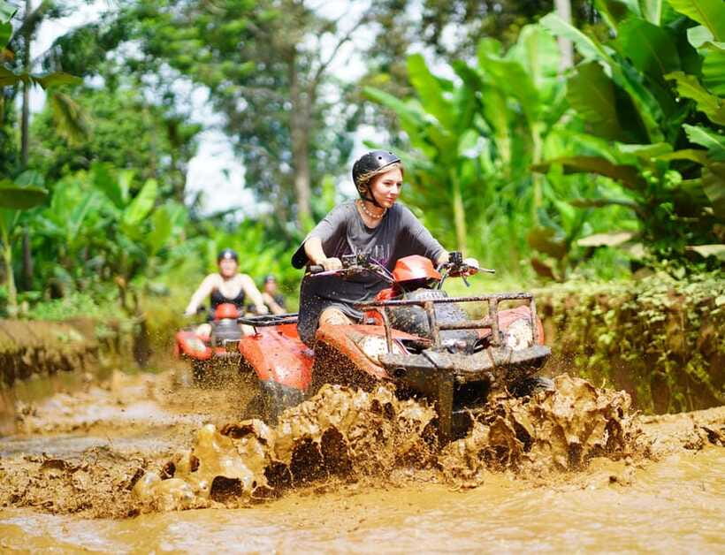 Bali: Gorilla Cave Quad Bike Tour & Cretya Infinity Pool - Guides who keep the day moving