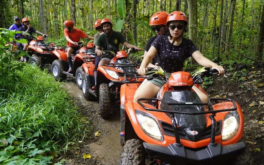 Bali: Telaga Waja White Water Rafting And ATV Quad Adventure - Indonesian lunch with a view