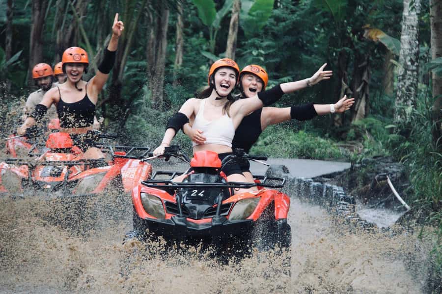 Bali: Ubud ATV Quad Bike, Jungle Swing & Rice Terrace Tour - Tegallalang brings the pace down