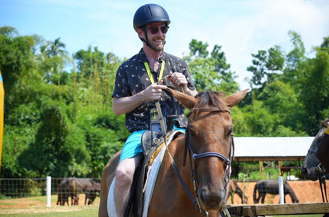 Bambuza ATV, Zipline and Horseback Adventure from Negril - The waterfall and river beds add more than scenery