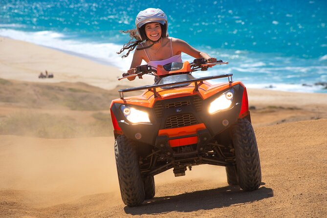 Beach ATV, Free Camel Ride, and Sky Bike Combo - ATV trails through mountains, stream beds, and dunes