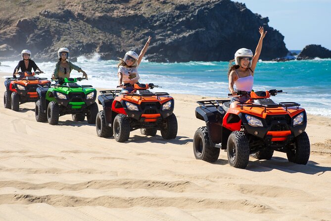 Beach ATV, Free Camel Ride, and Sky Bike Combo - Pedaling above the beach on a sky bike
