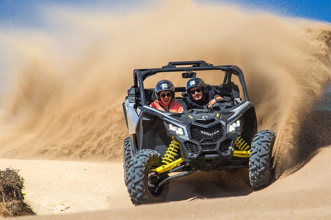 Beach CAN-AM SXS X3 and Camel Ride in Cabo - Playa Migrino and its broad Pacific setting
