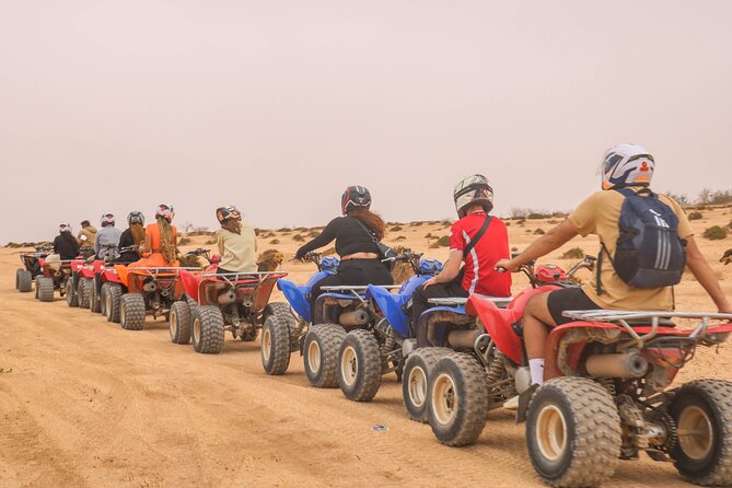 Beach Quad Biking and Sandboarding Adventure from Agadir - Tifnit and the sandboarding session