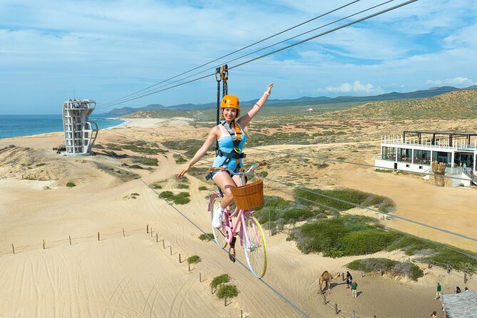 Beach UTV and Sky Bike Combo in Cabo - The high-altitude Sky Bike section