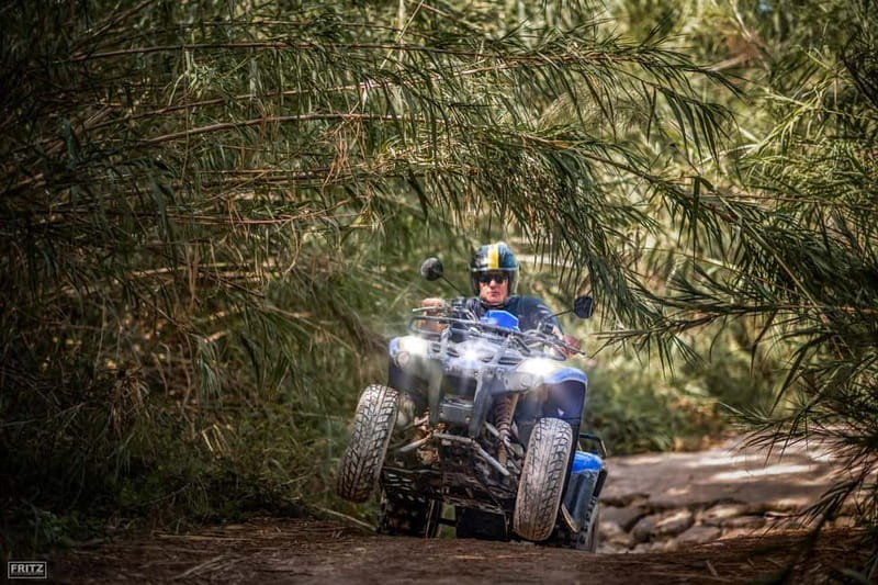 Benidorm: Jungle or Algar Waterfalls Quad Tour - Riding the jungle route along the Algar riverbed