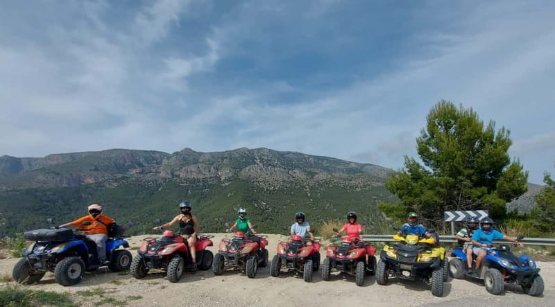 Benidorm: Two-seater quad bike tour through the jungle - Following the Altea River Trails