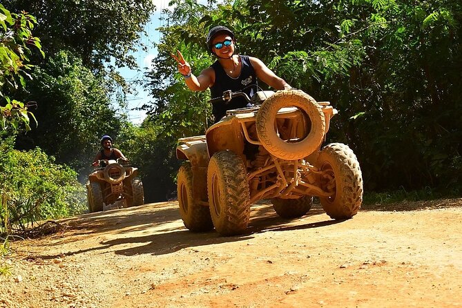 Best Adrenaline Rush in Cancun: ATV, Zip Lines, Cenote, Lunch! - The cenote is the payoff after the heat