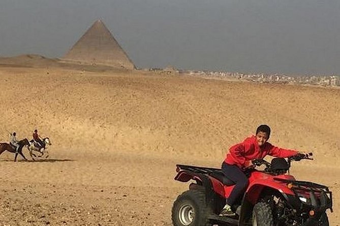 Best Adventure Tours Visit Giza Pyramids and ATV Quad Bike Ride in Desert - Guides, drivers, and the private-tour advantage