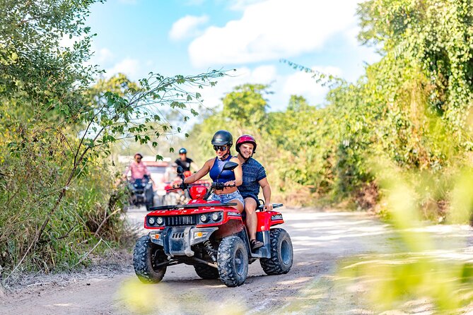 Best Cozumel ATV Jungle Tour + Jade Cavern + Beach + Locker - One hour through Cozumel’s jungle