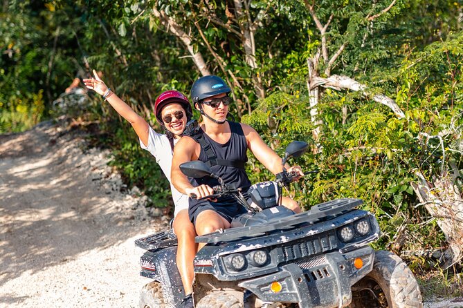 Best Cozumel ATV Jungle Tour + Jade Cavern + Beach + Locker - Two hours at San Francisco Beach Club