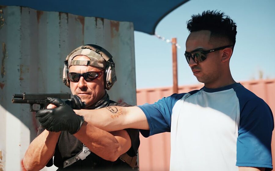Black Canyon City: Ride and Shoot Combo with ATV or UTV - At the private range: one Glock and one AR-15