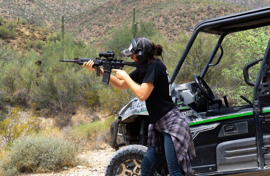 Black Canyon City: Ride and Shoot Combo with ATV or UTV - What the desert portion gives you