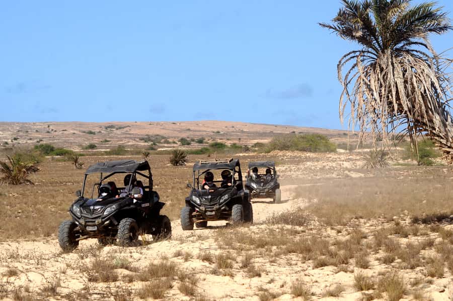 Boa Vista Island: Dunes, Desert &Sal Rei 4WD Buggy Adventure - Passing Sal Rei on the way to Bahia de Estoril