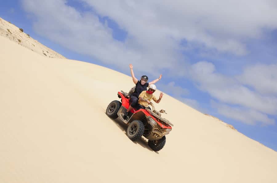 Boa Vista: Off-Road Quad Bike to Santa Monica & Caves - Santa Monica Beach, 12 kilometers of white sand