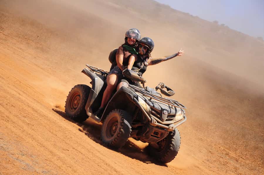 Boa Vista: Off-Road Quad Bike to Santa Monica & Caves - Guide communication and the pace of the day