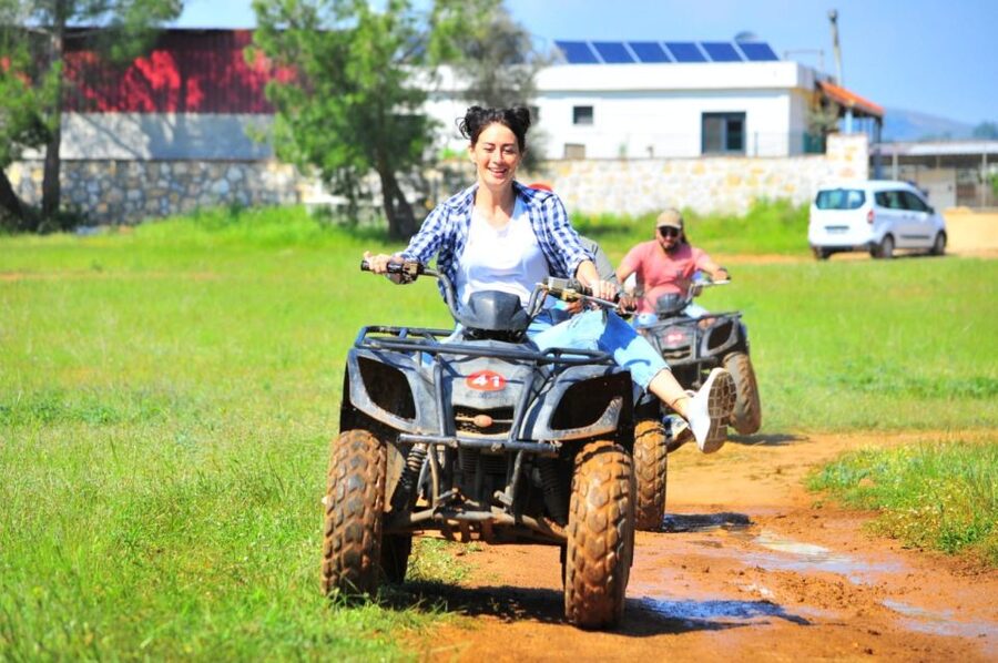 Bodrum: Off-Road Quad Safari with Hotel Pickup - Learning the controls before the rough track