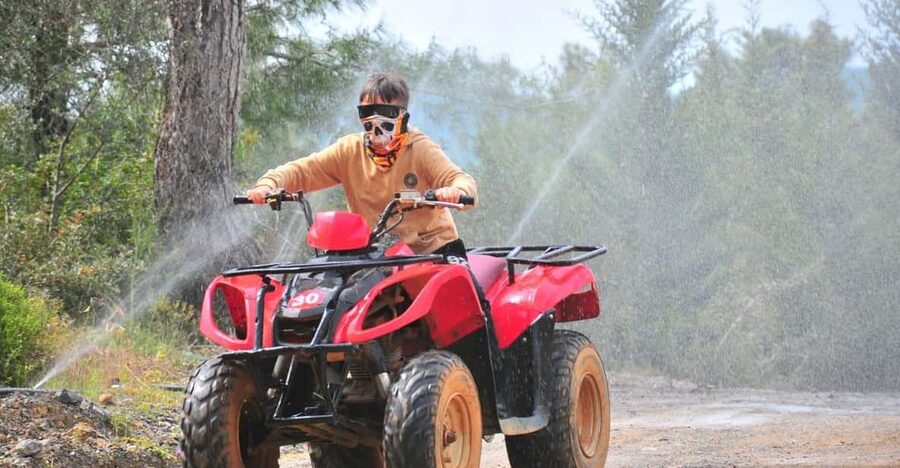 Bodrum Quad Safari - Starting at the practice ground