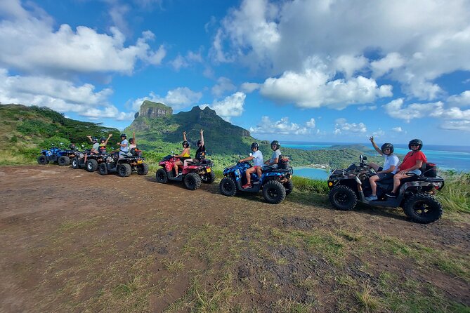 Bora Bora Atv-Quad Tours - Starting slowly on Bora Bora’s roads