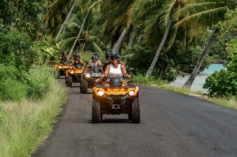 Bora Bora: Combo ATV & Jet Ski Day Trip with Polynesian BBQ - Key points at a glance