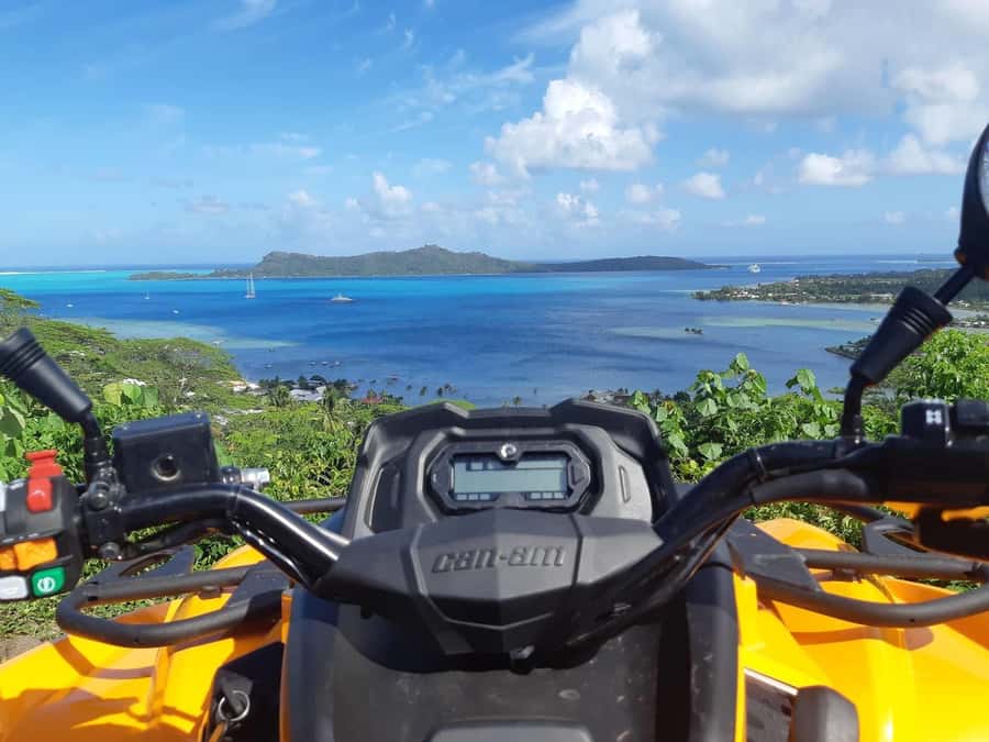 Bora Bora: Island Tour and Mountains Getaway by Quad Bike - Price, pickup, and the important ATV booking detail