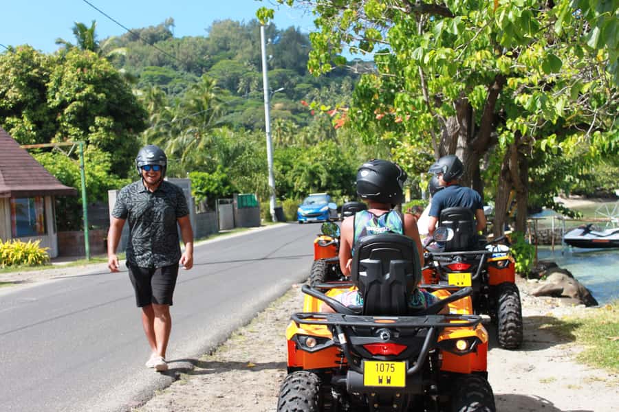 Bora Bora: Island Tour and Mountains Getaway by Quad Bike - Starting in Vaitape and learning the quad