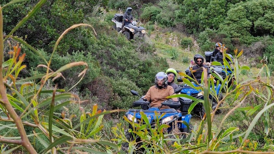 Bosa: Coast and Country Guided Quad Bike Tour - Riding the winding return route