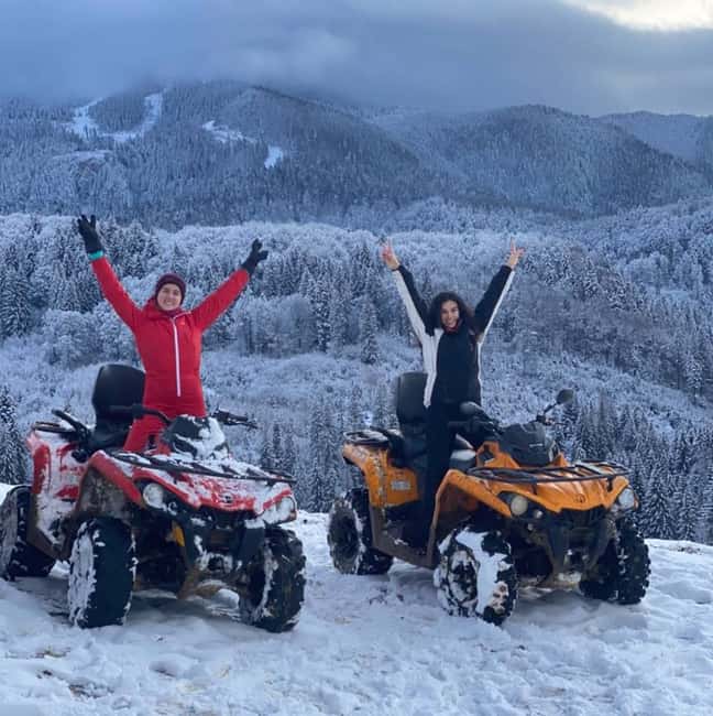 Brașov: Snowmobile / ATV Adventure with Hotel Pickup - Key points at a glance