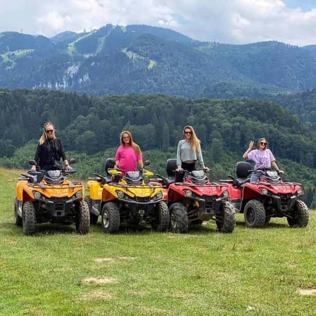Brașov: Snowmobile / ATV Adventure with Hotel Pickup - The safety briefing before the fun begins