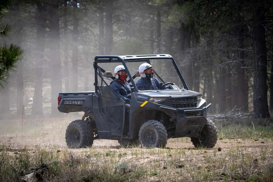 Bryce Canyon City Guided ATV/RZR Tour - Through the Ponderosa pine forest