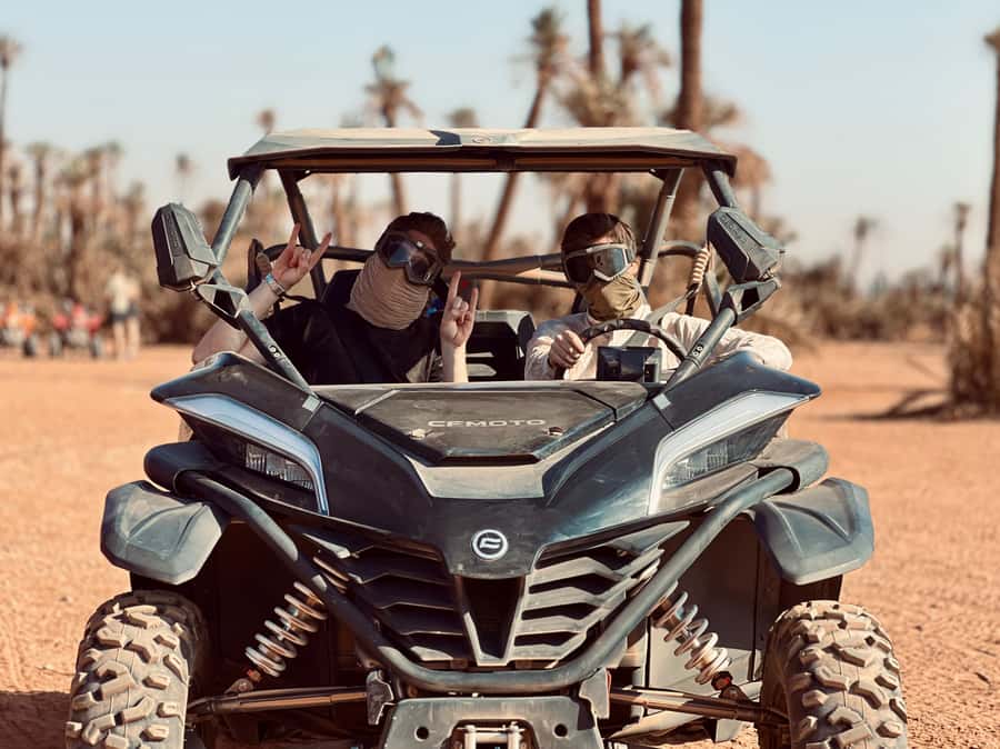 Buggy 1000 cc Adventure in Marrakech Desert - Tea, food, and a Berber-style pause