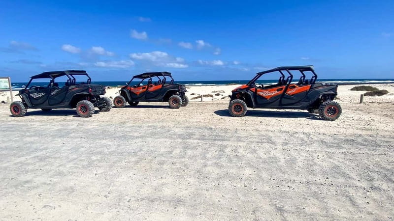Buggy 4 pazas Corralejo Fuerteventura - Setting out from Corralejo on C. la Ballena