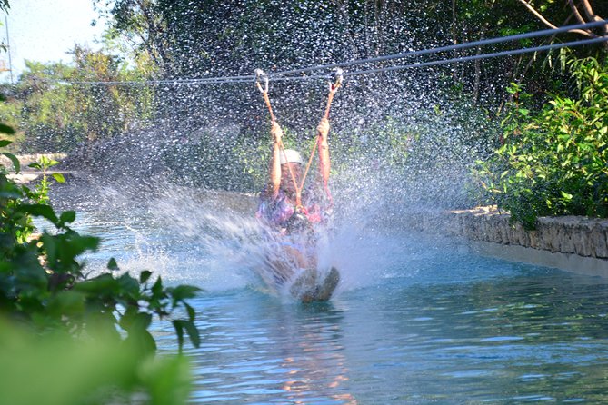 Buggy Adventure, Zipline Mega Splash and Waterfall Pool at Bavaro Adventure Park - The abandoned mine and the typical Dominican village