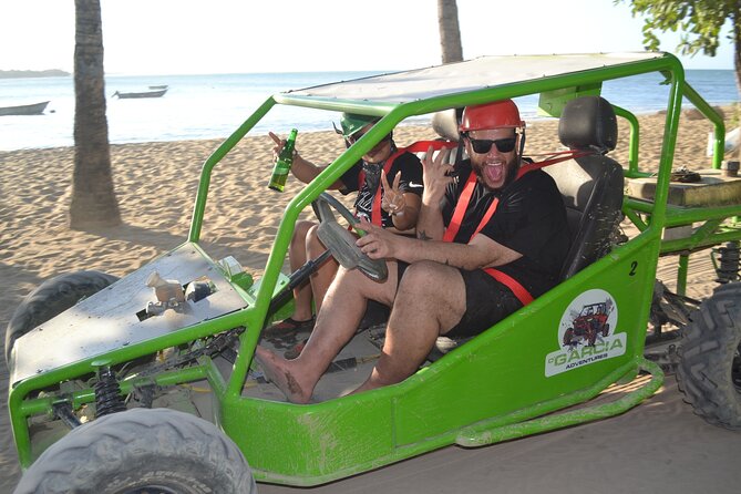 Buggy excursion in the city of Puerto Plata - Leaving town on rough tracks