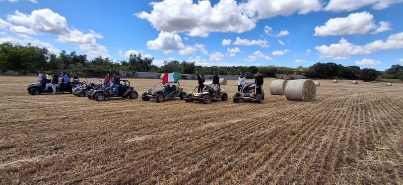 Buggy/Quad excursions in Puglia with 4-seater buggies available on request. - The Byzantine temple and the off-road sections