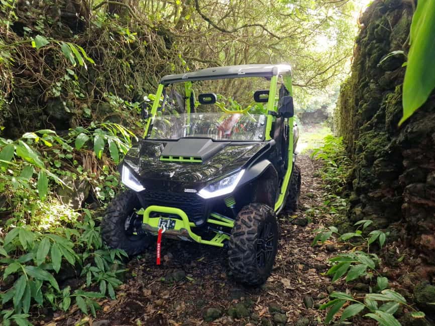 Buggy ride through the vineyards of Pico Island - Getting comfortable before the trails
