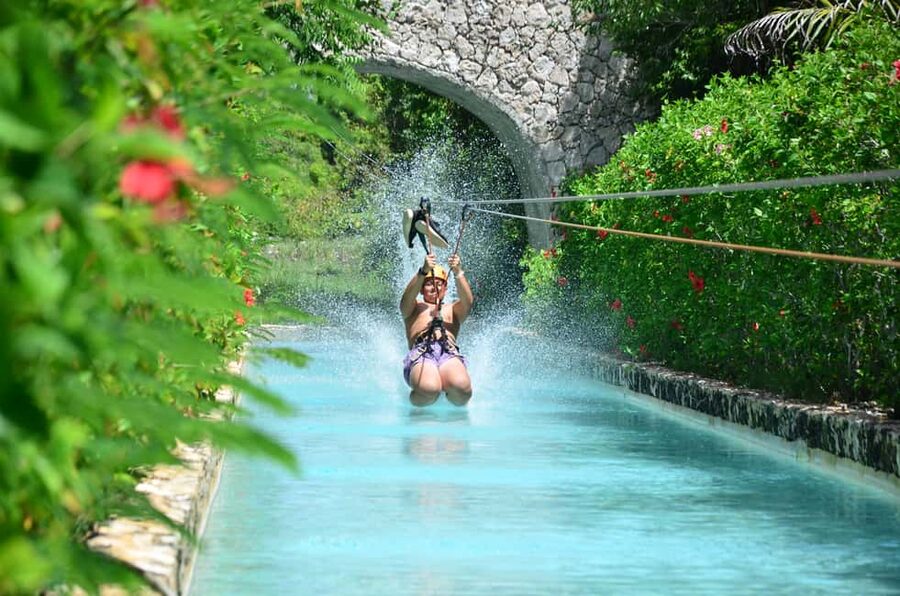 Buggy Ride, Zipline Splash & Waterfall Pool Combo with Lunch - Key points at a glance