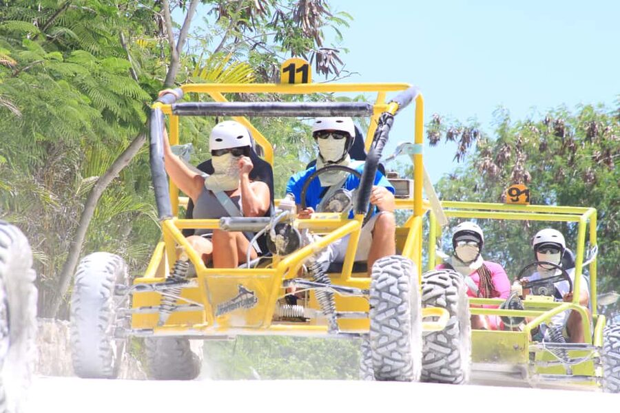 Buggy Ride, Zipline Splash & Waterfall Pool Combo with Lunch - The off-road buggy route