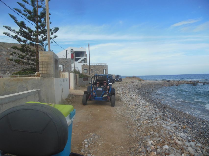 Buggy safari Crete (Transfer and lunch) analipsi- hersonisos - The Final Beach Stop at Potamos