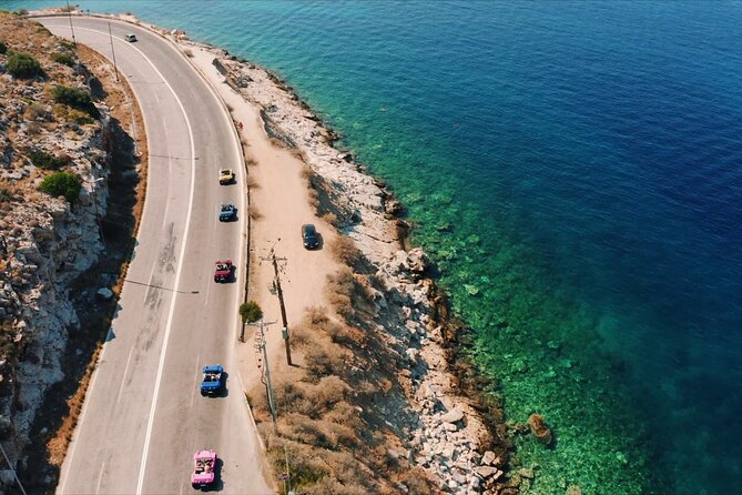 Buggy Tour in Ancient Ruins and Temples around Athens-SOUNIO Poseidon Temple - Souvlaki in Anavyssos