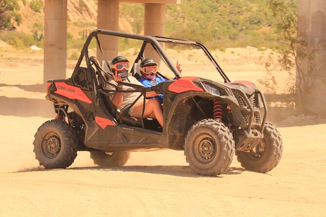 Cabo Migrino Beach & Desert UTV Tour and Tequila Tasting - From hotel pickup to the Real Baja Tours base