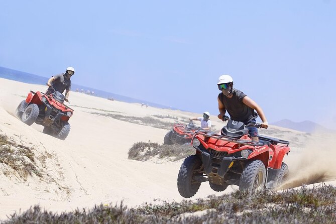 Cabo’s Best ATV Tour – Desert, Beach Ride & Tequila Tasting - Check-in, helmets, and choosing your ATV
