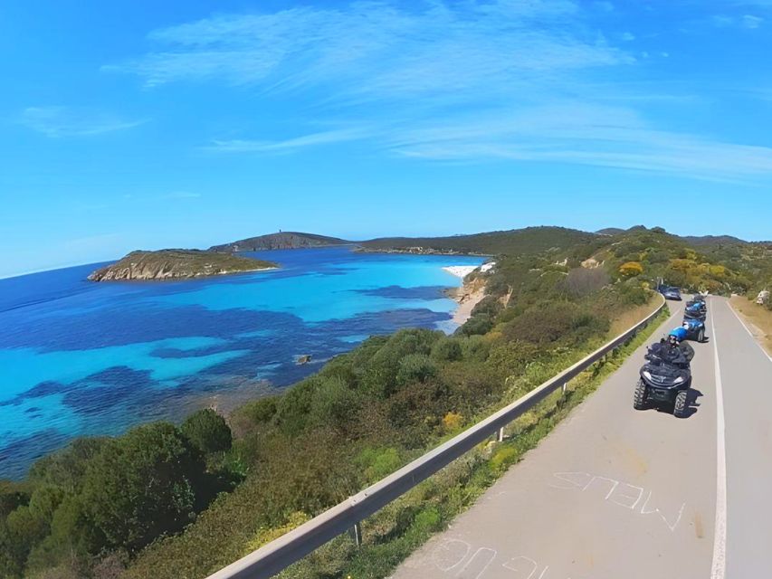 Cagliari: ATV Tour of Hidden Beaches - Su Coldorinu, the first chance to stop by the sea