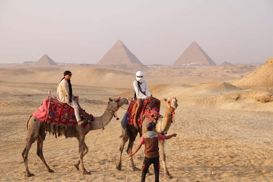 Cairo: Giza Pyramids Tour with Quad Bike Safari & Camel Ride - One hour on a quad bike in the desert